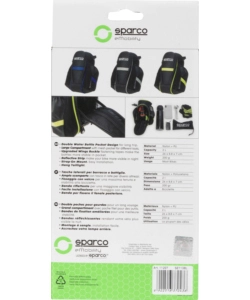 Borsa da sella per bicicletta sparco in nylon, 26x8,8x7 cm